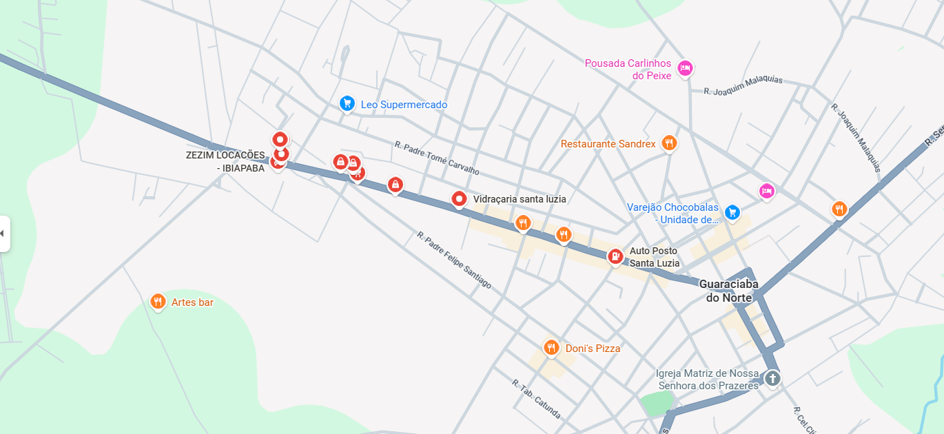 Localização Meu Baby Gym Guaraciaba do Norte